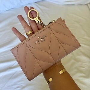 Kate Spade Pink Briar Lane Quilted Mickey Small Wallet